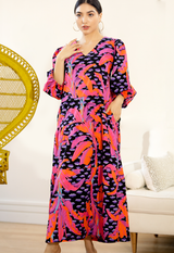 Banana Leaf Maxi Dress