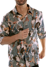 Cowboy Samurai Long Sleeve Shirt