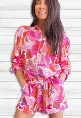 Radiant Jungle Tailored Shorts