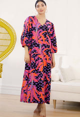 Banana Leaf Maxi Dress