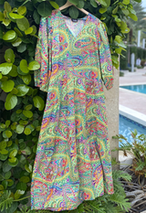 Paisley Maxi Dress