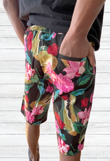 Gators & Roses Surfer Shorts
